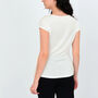 Betty Micromodal T Shirt Top White, thumbnail 3 of 3