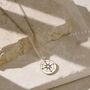 Personalised Engraved Compass Necklace, thumbnail 1 of 7