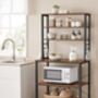 Industrial Kitchen Rack With Shelves And Hooks, thumbnail 5 of 11