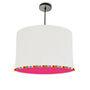 Lampshade With Pom Pom Finish, thumbnail 4 of 12