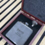 Personalised Wedding Party Hip Flask, thumbnail 9 of 12