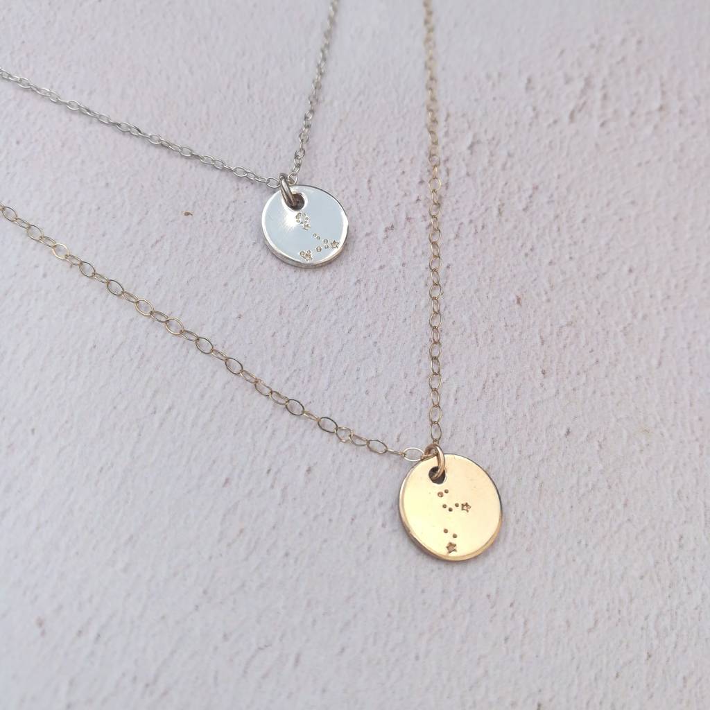Personalised Zodiac Constellation Necklace, 1 of 5