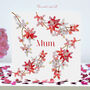 Mum Birthday Pink Cherry Blossom And Butterfly Card, thumbnail 1 of 12