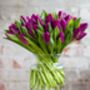 Fresh Purple Tulips Bouquet, thumbnail 3 of 3