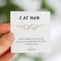 Cat Mum Gift Idea, Cat Paw Sterling Silver Bracelet, thumbnail 1 of 8