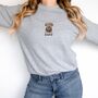 Personalised Waterside Terrier Portrait Sweatshirt, thumbnail 1 of 11