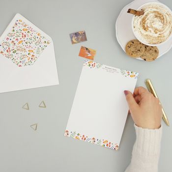 Autumnal Personalised Writing Paper, 5 of 9