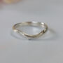 Silver Curved Rowan Twig Ring, thumbnail 4 of 6