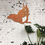 Rusted Squirrel Art Large Squirrel Garden Decor, thumbnail 10 of 10