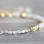 Skinny White Diamond And Moonstone Bracelet, thumbnail 5 of 11