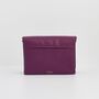 Floral Engravings Plum Crossbody Handbag, thumbnail 6 of 8