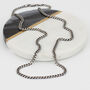 Sterling Silver Men's Curb Chain Necklace, thumbnail 2 of 5