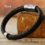 Personalised Classic Silver And Leather Bracelet, thumbnail 10 of 12