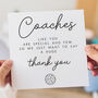 Netball Coach Thank You Card, thumbnail 3 of 3