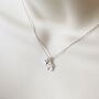 Personalised No Longer By My Side Paw Print Necklace, thumbnail 2 of 2
