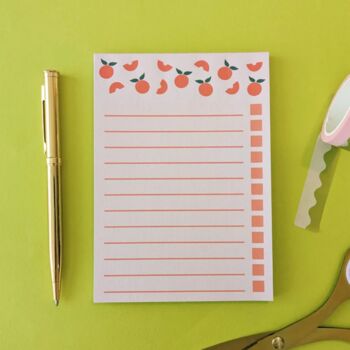 A6 Peach To Do List Notepad, 2 of 5