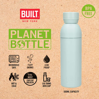 Eco Friendly Recycled Water Bottle 500ml, 11 of 11