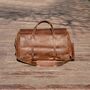 Vintage Look Genuine Leather Over Night Bag, thumbnail 9 of 12