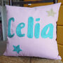 Name And Stars Personalised Cushion, thumbnail 5 of 5