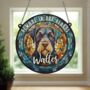 Schnauzer Black Memorial Suncatcher, thumbnail 5 of 6