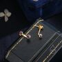 Sterling Silver Black Opal Ear Jacket, thumbnail 3 of 11