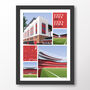 Arsenal Fc Views Of Highbury And The Emirates Poster, thumbnail 7 of 7