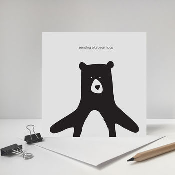 Sending Bear Hugs, Card, 2 of 2