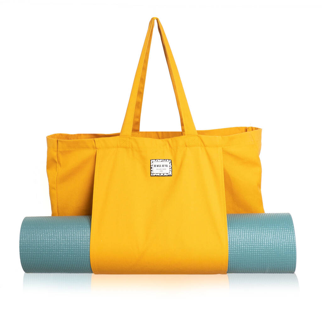 Yoga Mat Carrier Bag Purse  Bright Patchwork Design - Yoga Purse