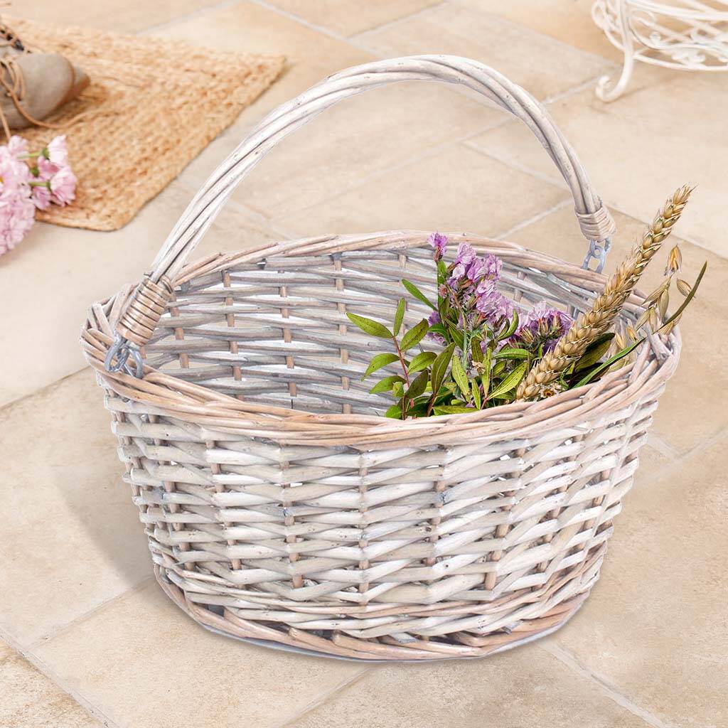 Large Traditional Gardening Basket By Dibor
