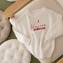 Personalised Name Believes Children's Christmas Knitted Jumper, thumbnail 5 of 6
