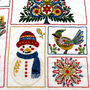 Christmas Folk Festive Embroidery Kit, thumbnail 12 of 12