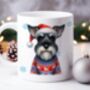 Personalised Schnauzer In Christmas Jumper Mug B, thumbnail 1 of 2