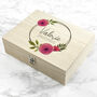 Personalised Floral Bridesmaid Keepsake Box, thumbnail 11 of 12