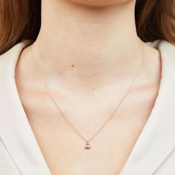 18ct Gold Salt And Pepper Diamond Necklace, 2 of 2