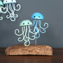 Jellyfish Duo On Driftwood Decoration, Ornament, thumbnail 1 of 4