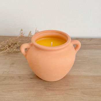 Terracotta Citronella Candle Outdoor Insect Repellent, 6 of 7
