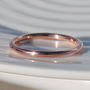 9ct Rose Gold Halo Wedding Ring, thumbnail 1 of 2