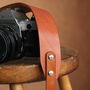 Wide Leather Camera Strap With Personalisation, thumbnail 4 of 10