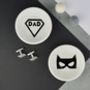 Cufflinks And Jewellery Dish Superhero Dad Collection, thumbnail 1 of 7