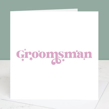 Wedding Card For Groomsmen, 3 of 6