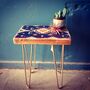 Kilim Pattern Ethnic Style Side Table, thumbnail 1 of 6