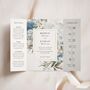 Dusty Blue Gatefold Wedding Invitations, thumbnail 1 of 5