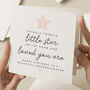 Little Star First Birthday Card For Girl, thumbnail 1 of 3
