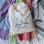 Personalised Love Towel Throw 30th Birthday Gift, thumbnail 9 of 10