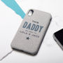 Personalised This Daddy Belongs To Fabric iPhone Case, thumbnail 1 of 4
