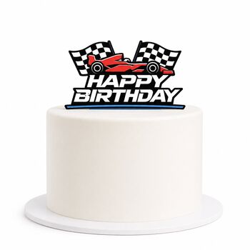 F1 Style Racing Car Cake Decoration, 3 of 4