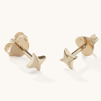 Shine Bright Studs Silver Or 18ct Gold Vermeil Plate, 4 of 5