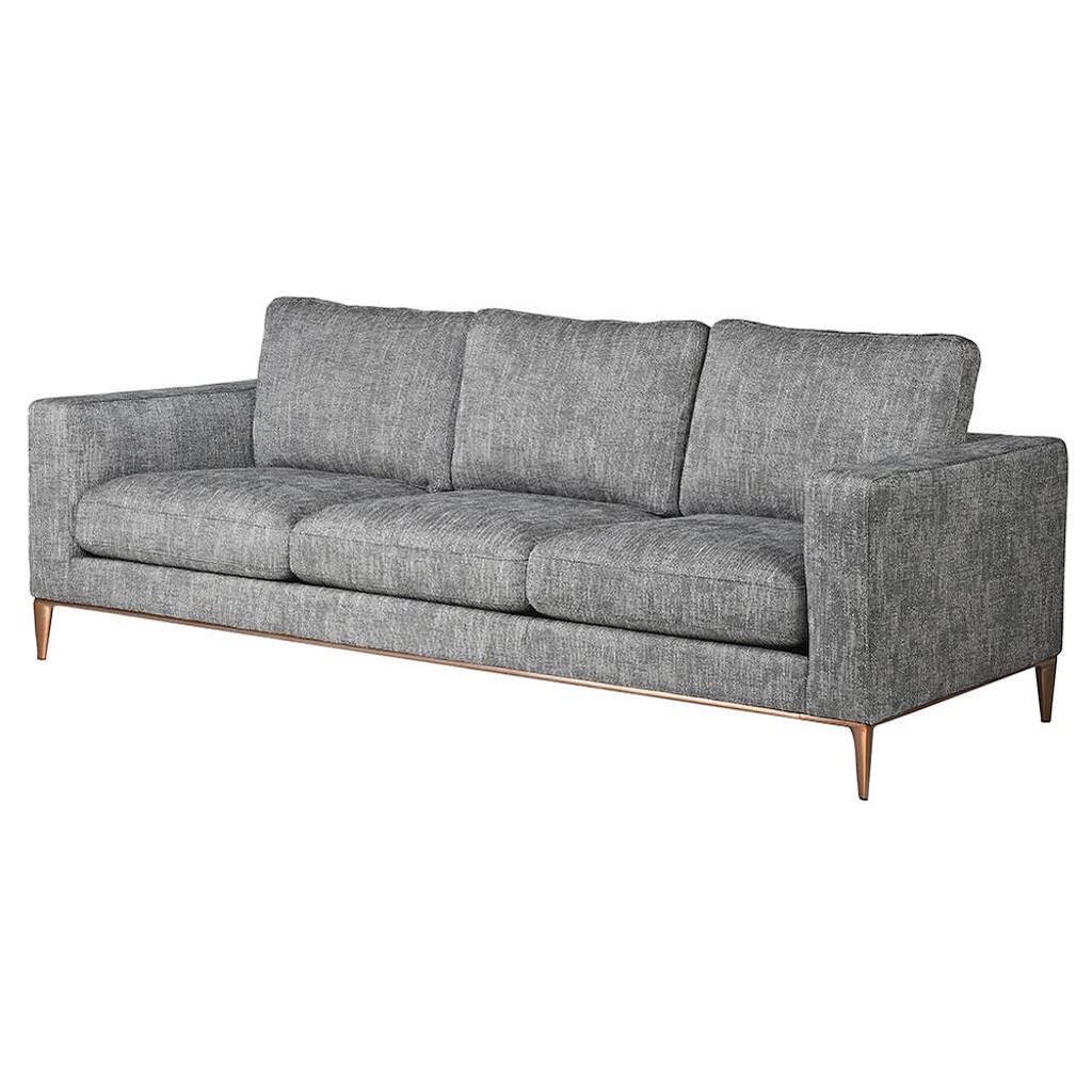 Mandy Grey Three Seater Sofa