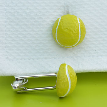 Tennis Ball Cufflinks, 2 of 2