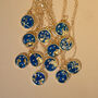 Zodiac Constellation Sign Enamel Coin Necklace, thumbnail 4 of 8